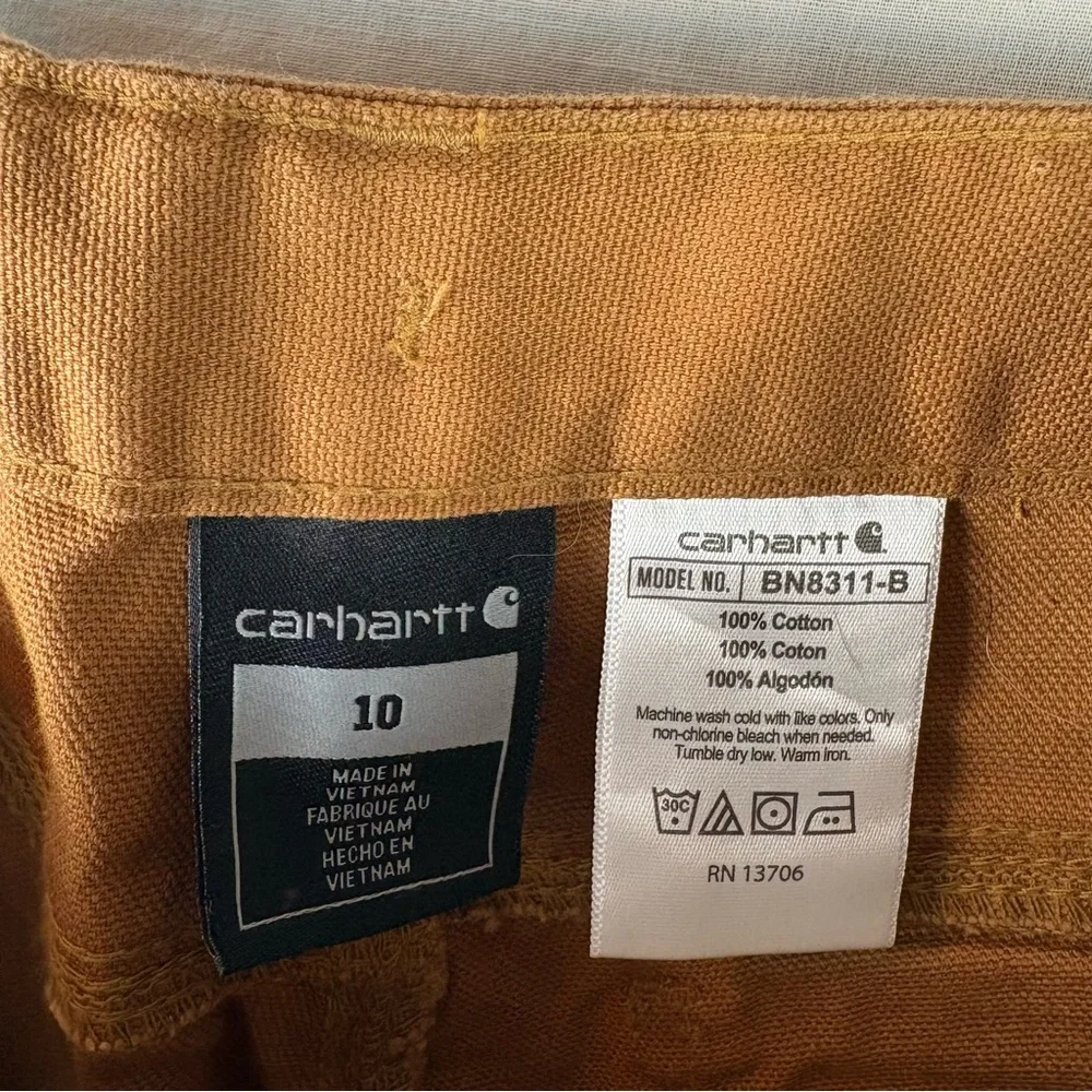 Carhartt Boys Loose Fit Canvas Utility Bootcut Work Pant